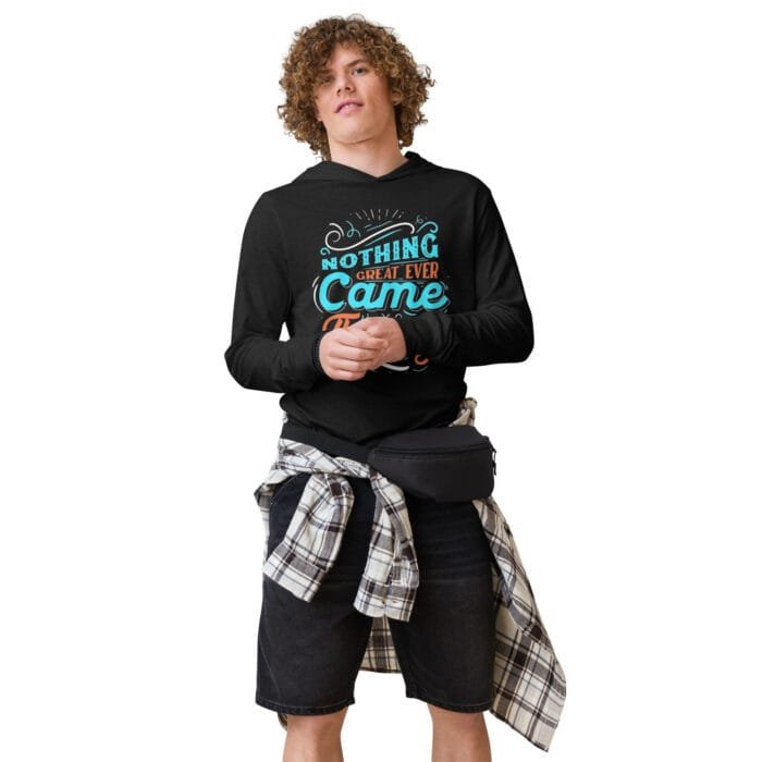 Gepard Wear Men's Hooded Long-Sleeve Tee | Effortless Style and Comfort
