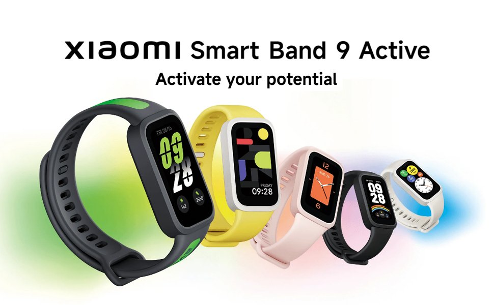 Xiaomi Smart Band 9 Active image: Xiaomi Smart Band 9 Active (Black), a budget-friendly wearable gadget in best fitness trackers 2025.