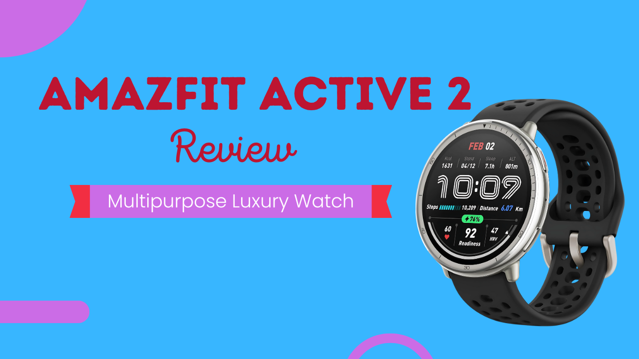 Amazfit Active 2 1.32" AMOLED smartwatch 2025 fitness tracking